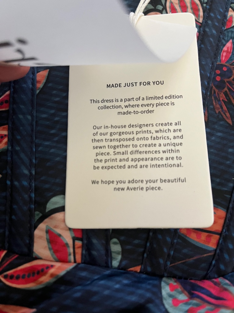 Averie Halley Midi Dress One Of A Kind Women’s Small Nwt — image 8 of 8